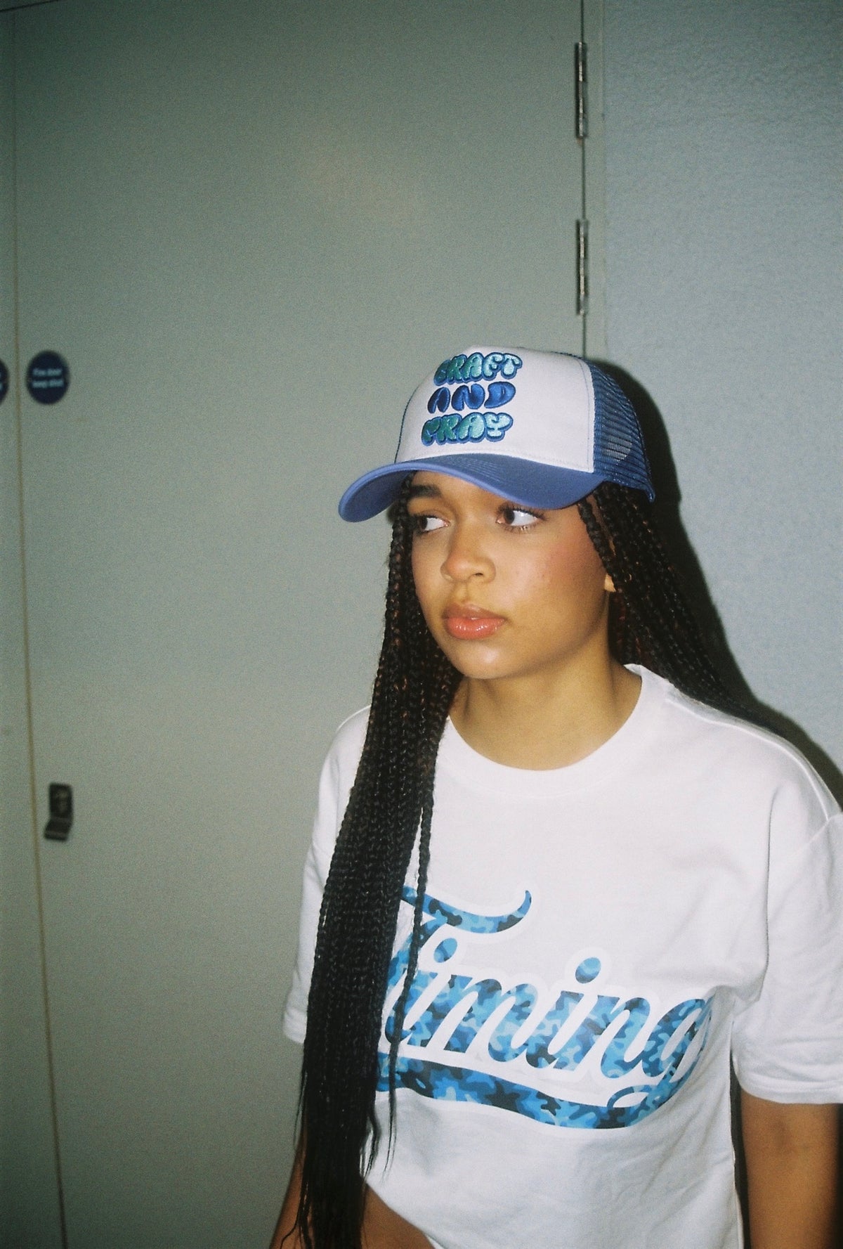 Graft & Pray Trucker Cap - Blue