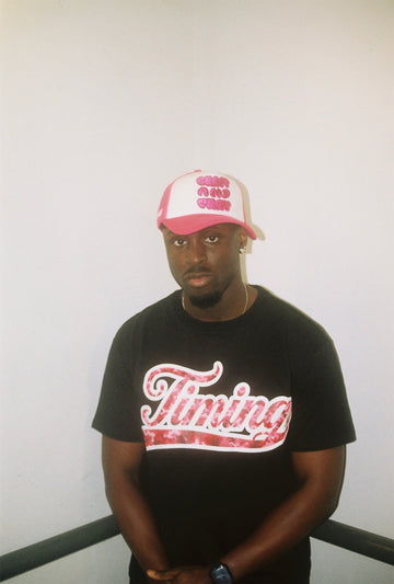 Pink Camo Tee - Black