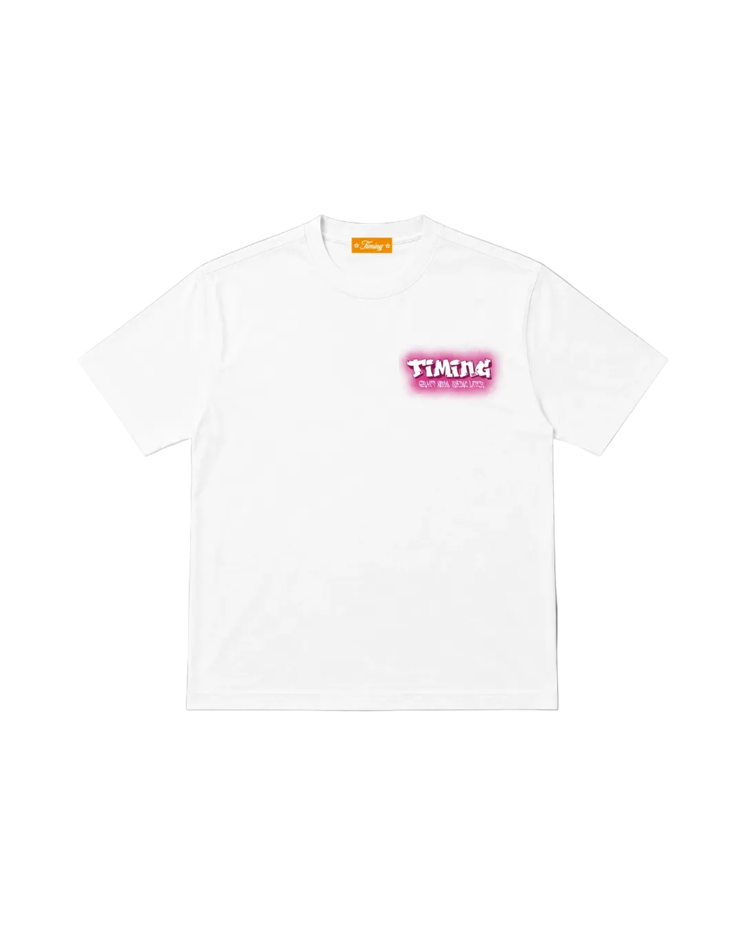 Graft & Pray Tee - Pink & White