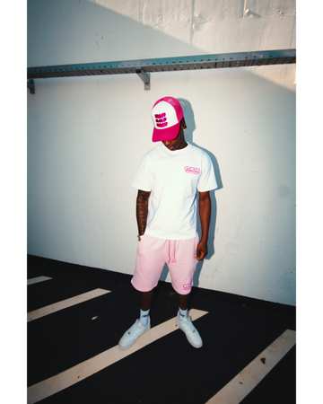 Graft and Pray Shorts - Pink