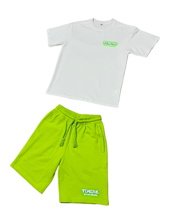 Graft & Pray Tee - Green & White