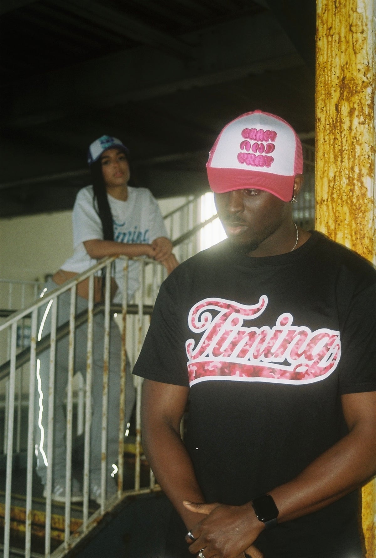 Graft & Pray Trucker Cap - Pink