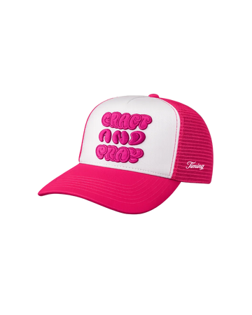 Graft & Pray Trucker Cap - Pink